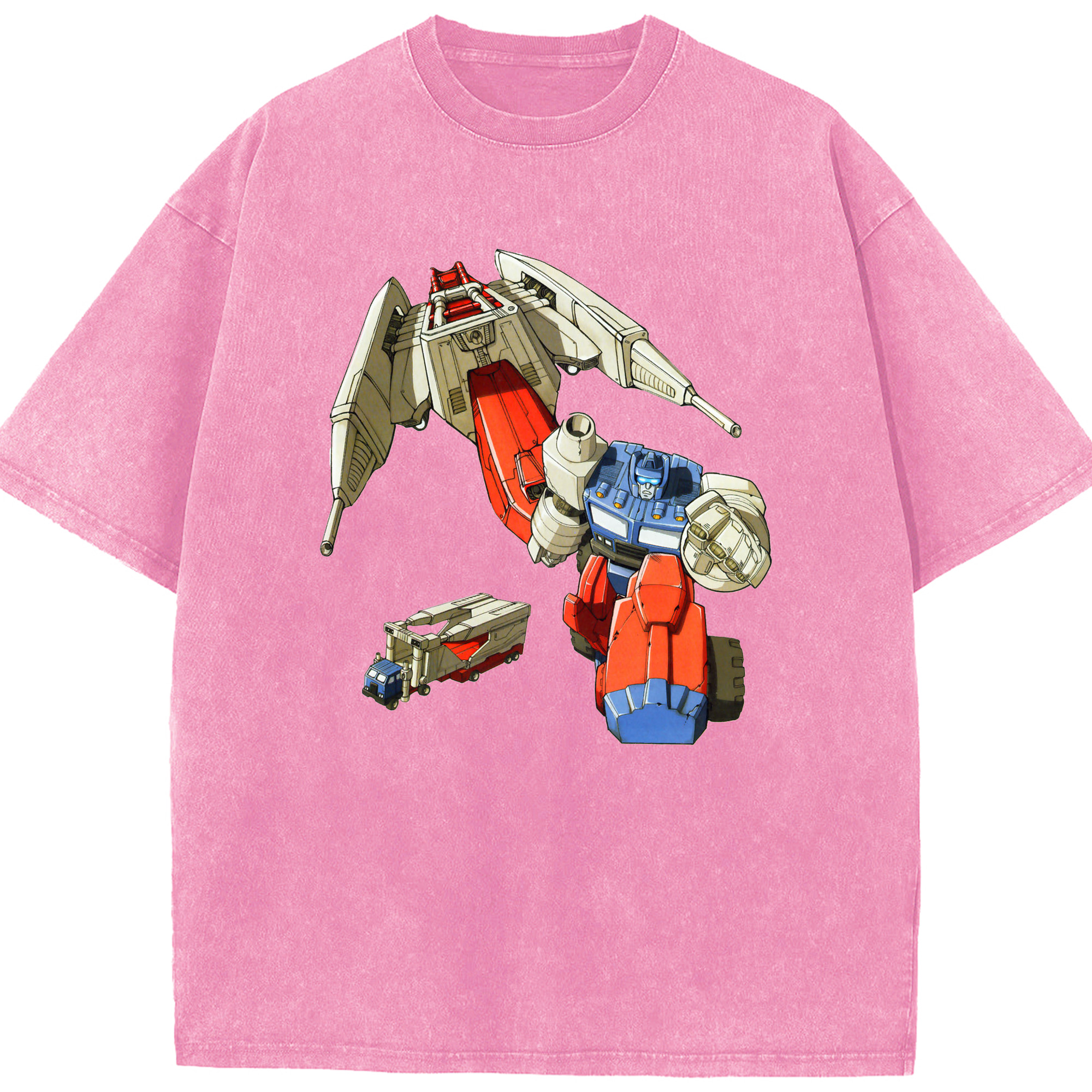 （画像用）  綿100% ヴィンテージ風 半袖Tシャツ（フロントプリント）